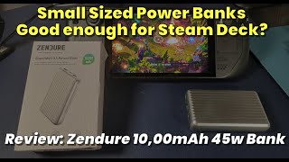 Zendure SuperMini X3 45w 10,000mAh Power Bank (feat. Steam Deck)