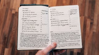 Daily Log Bullet Journal Setup - Back to Analog Journaling