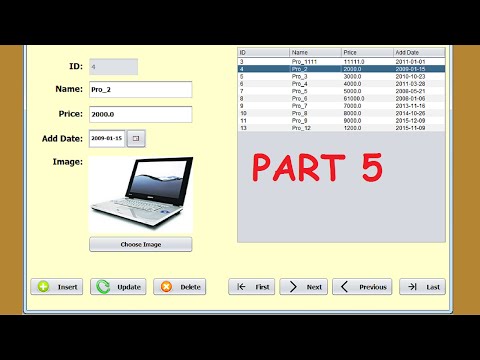 Java And Mysql Project Example - Simple Java And MySQL Database Program [With Source Code] Part 5/11 Video