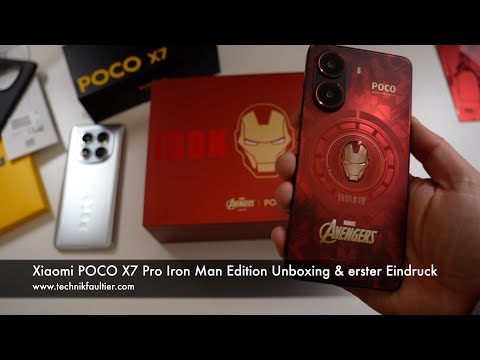 Xiaomi Poco X7 Pro Iron Man Edition Unboxing＆First Impression