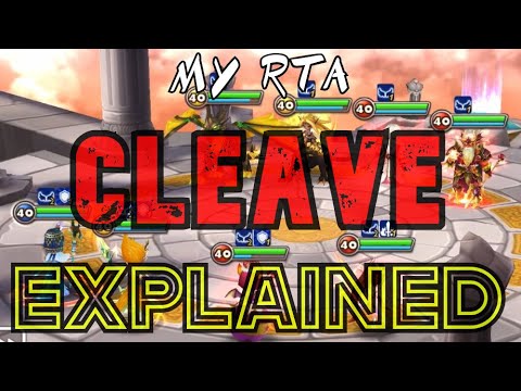 SUMMONERS WAR / MY RTA CLEAVE EXPLAINED - RUNE SHOWCASE-
