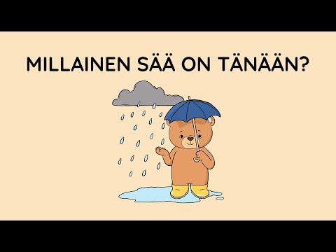 Kielinuppu - Millainen sää on tänään