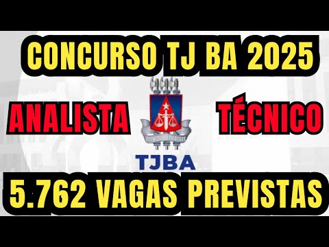 Concurso TJ BA 2025 notícia inédita de um novo concurso do tribunal de justiça da Bahia em 2025 #fyp