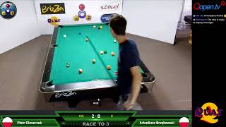 Mecz fazy grupowej OFFICIAL TOURNAMENT STANDARD - www.brizzonsport.com - GOLD - Piotr Oleszczuk vs Arkadiusz Brzękowski