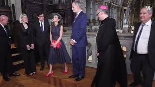 SS.MM. los Reyes presiden el acto de celebración del milenario de la fundación del monasterio de Montserrat