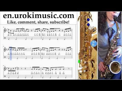 Saxophone lessons (Tenor) Martin Garrix feat Khalid - Ocean Sheet Music Tutorial um-i352