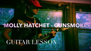 Guitar Lesson | Molly Hatchet - Gunsmoke