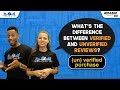 What's the difference between verified and unverified reviews? | Amazon 101