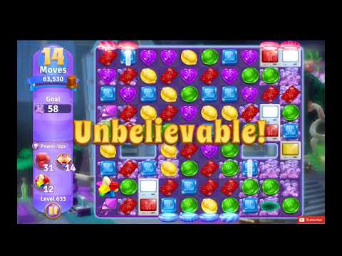 Wonka's World of Candy Level 633 NO BOOSTERS - A S GAMING ✔