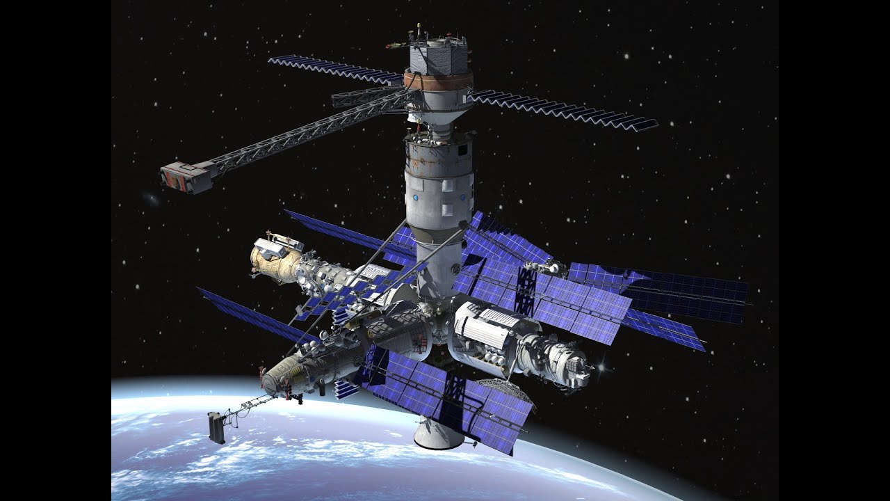 3D Model: MIR Space Station Complex - CGriver.com