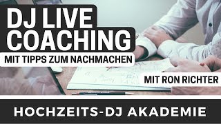 DJ Coaching zu Webseite & Social Media mit Ron Richter | DJ Workshop &