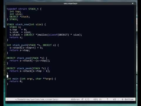 Creating a VM / Compiler Episode 1: Bytecode VM