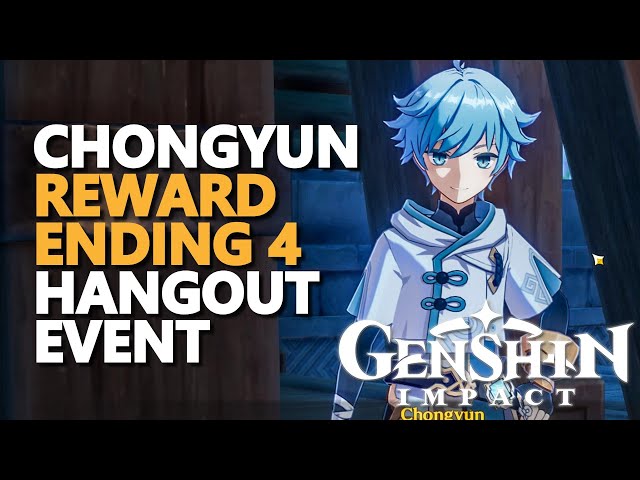 Chongyun hangout event