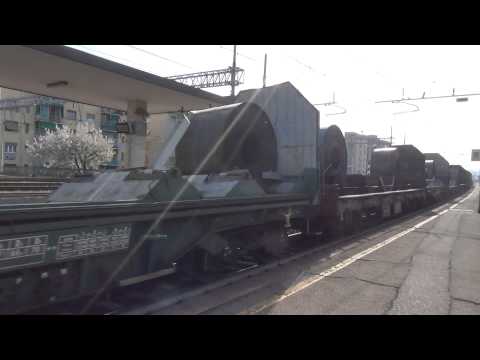 E.652.043 CON CARRI  MERCI COILS IN TRANSITO A NOVI. L. (AL)  15 - 4 - 2015.