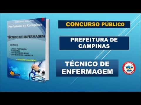 Apostila Concurso Técnico de Enfermagem - Prefeitura de Campinas