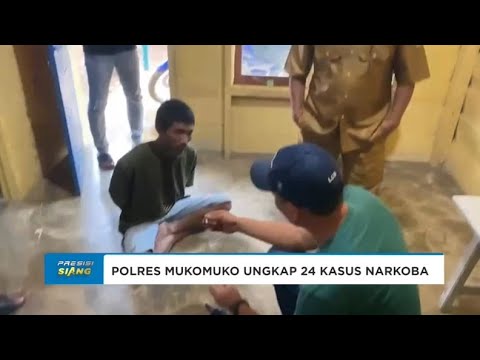 POLRES MUKOMUKO UNGKAP 24 KASUS NARKOBA, MELEBIHI TARGET TAHUN 2024