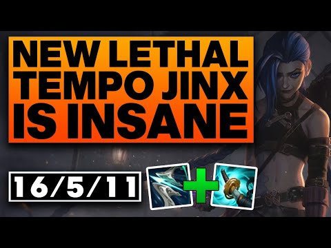 Reworked Lethal Tempo on Jinx is INSANE - Jinx ADC Gameplay Preseason 12