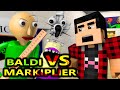 MARKIPLIER VS BALDI S BASICS PLUS Official Minecraft Horror Game Animation Video