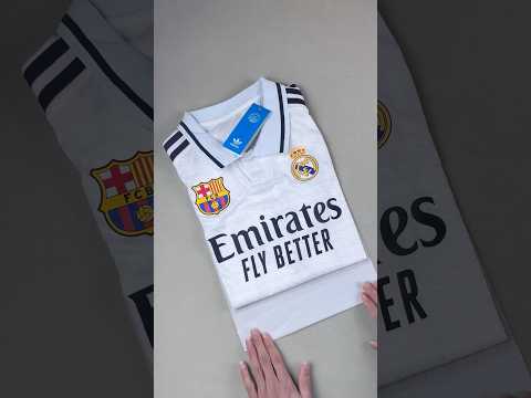 Real Madrid and Barcelona  white jersey, with Yamal on the back!#realmadrid #barcelona #yamal #fyp