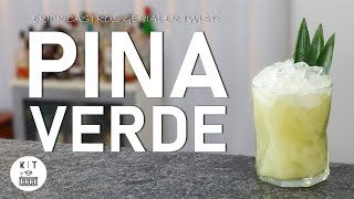 Pina Verde - Ingeniously simple Pina Colada twist by Erick Castro