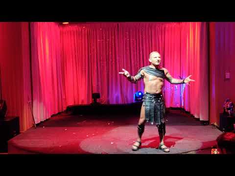 Romeo Uncaged boylesque Gladiator Are You Not Entertained?