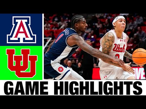 #1 Arizona vs Utah Highlights | Men's Basketball | College Basketball 2025