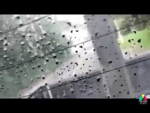 Escaping pyroclastic flow from volcano in Guatemala