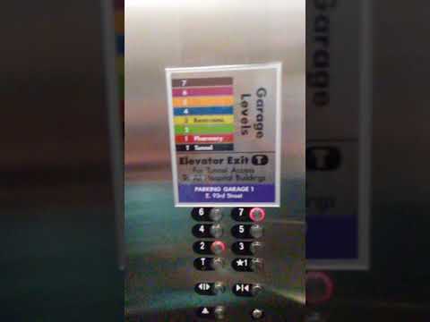 Otis series 4 Gen2 traction elevators at parking garage 1 Cleveland Clinic main campus Cleveland OH