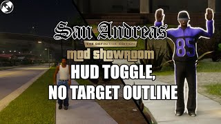 San Andreas Definitive Edition Mod Showroom - 'HUD Toggle' 'No Target Outlines'