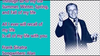 Frank SINATRA   What Are You Doing The Rest Of Your Life   +   lyrics