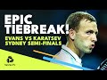 EPIC 28-Point Tiebreak Between Dan Evans & Aslan Karatsev in Sydney!