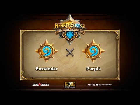Surrender vs Purple, 1/2, Hearthstone Championship Tour Summer 2017