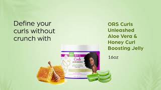 ORS Curls Unleashed Aloe Vera & Honey Curl Boosting Jelly - 16oz