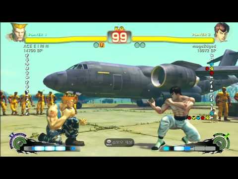 SSF4 Rank Match  ACE E I RI N (GU)  vs  mago2dgod (FE)