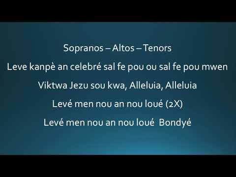 Leve Men Nou Choir Parts Soprano