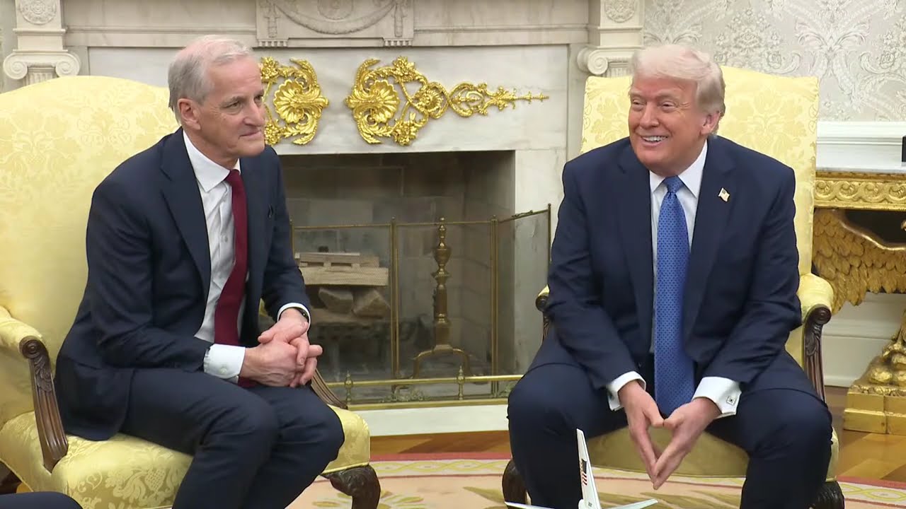 President Trump Participates in a Bilateral Meeting with the Prime Minister of Norway, Apr. 24, 2025