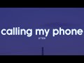 Lil Tjay Calling My Phone Lyrics