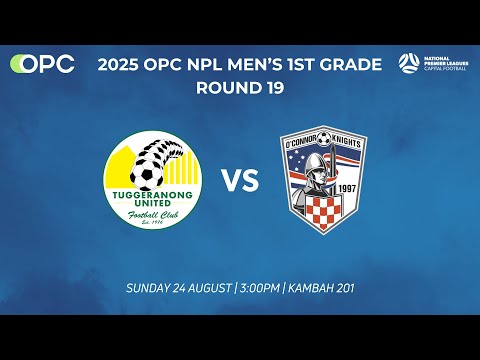Capital Football OPC NPL Men's 1st Grade Round 20 - Tuggeranong United FC vs O'Connor Knights SC