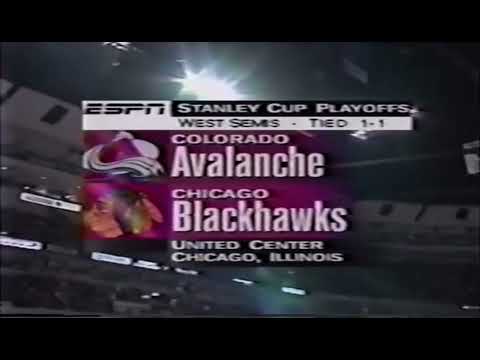 NHL on ESPN throwback intro to Colorado Avalanche @ Chicago Blackhawks game (Game 3)
