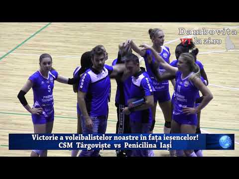 Victorie a voleibalistelor noastre în fața ieșencelor! CSM  Târgoviște  vs  Penicilina  Iași