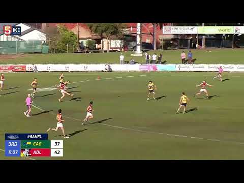Rd 16 Hostplus SANFL Snapshot - Adelaide's Harry Schoenberg dodges & goals on the run