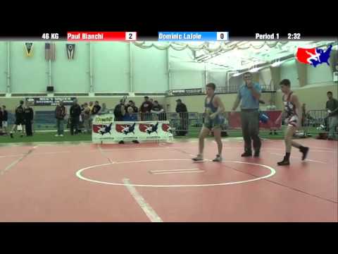 Paul Bianchi vs. Dominic LaJoie at 2013 ASICS FILA Cadet Nationals - GR