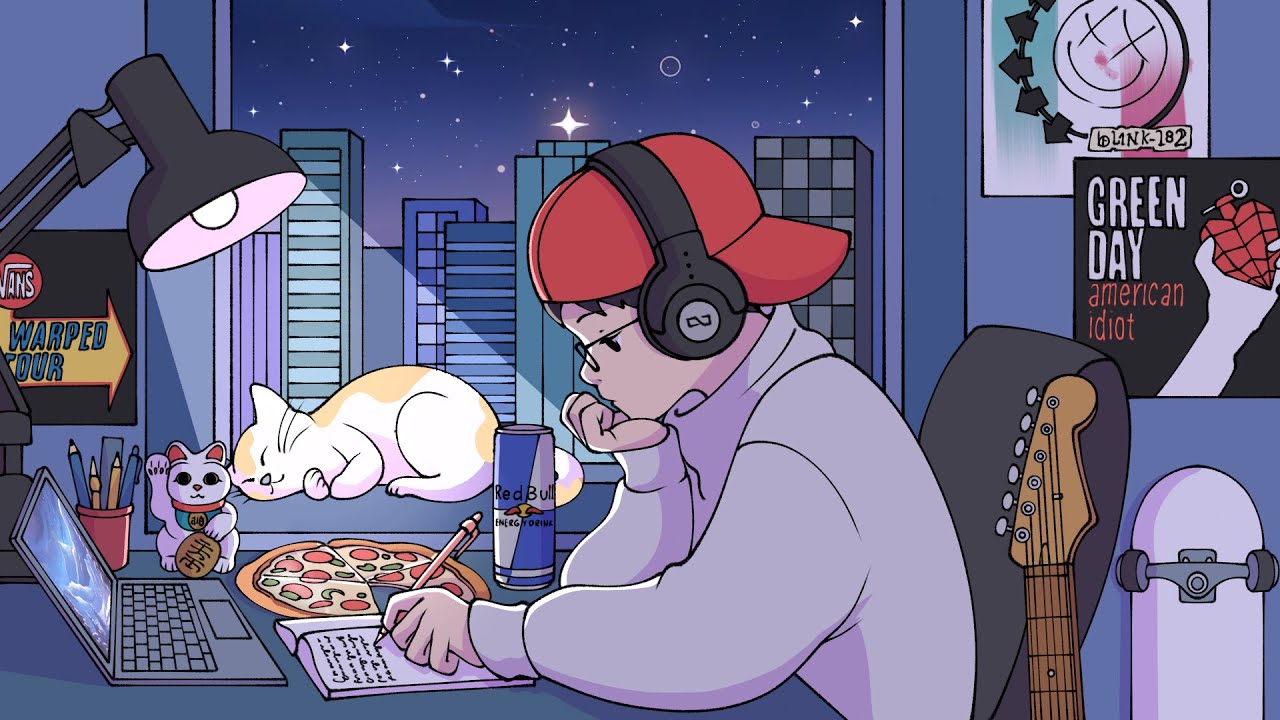 lofi pop punk radio - beats to relax/study to