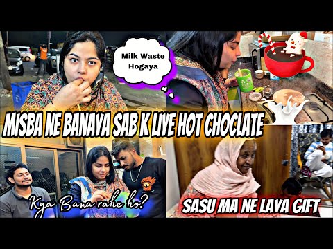 Misba ne Banaya Sab K Liye Hot Choclate😌| Sufiyan Aur Mumma Ne Milkr Udaya Misba ki Mazak😓