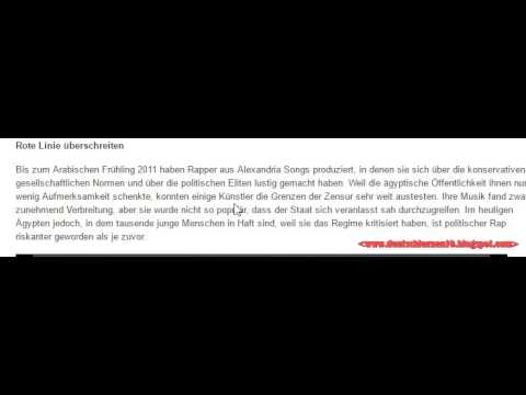 تعلم الالمانية | النطق الصحيح Aussprache: نص قصير مع القراءة  "Rote Linie überschreiten"