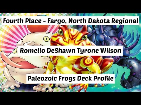 Yu-Gi-Oh! Fourth Place - Fargo, North Dakota - Romello Wilson - Paleozoic Frogs Deck Profile