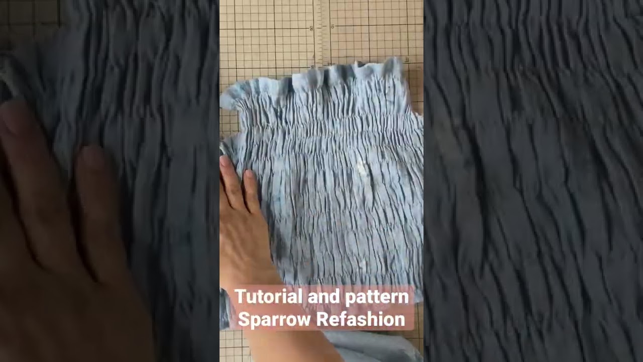 Jak uszyć bluzkę wiązana z przodu i marszczona z tylu Tutorial krok po kroku i wykroj