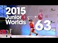 63kg Best Lifts 2015 Junior World Championships ...