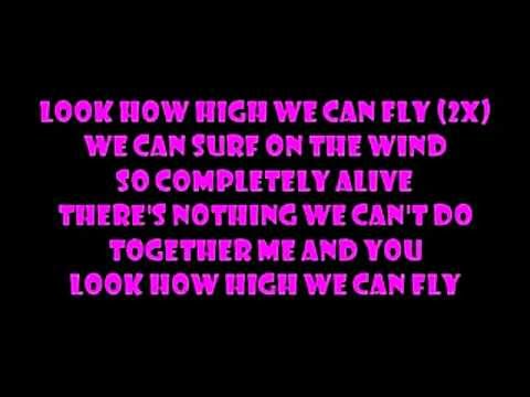 Barbie movie song: Look how high we can fly lyrics on screen
