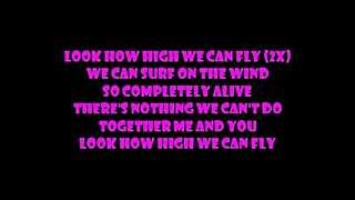 Barbie movie song: Look how high we can fly lyrics on screen